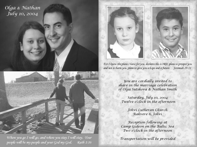 wedding invitation