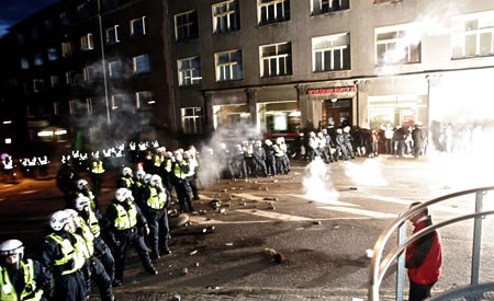 Riot in Estonia