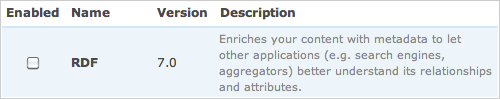Drupal 7 - RDF Module