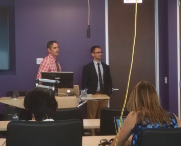 Andrew presents his PhD thesis