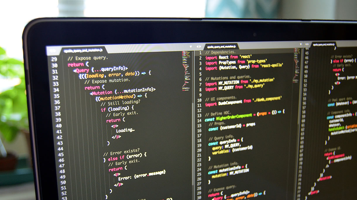 GraphQL on a computer screen